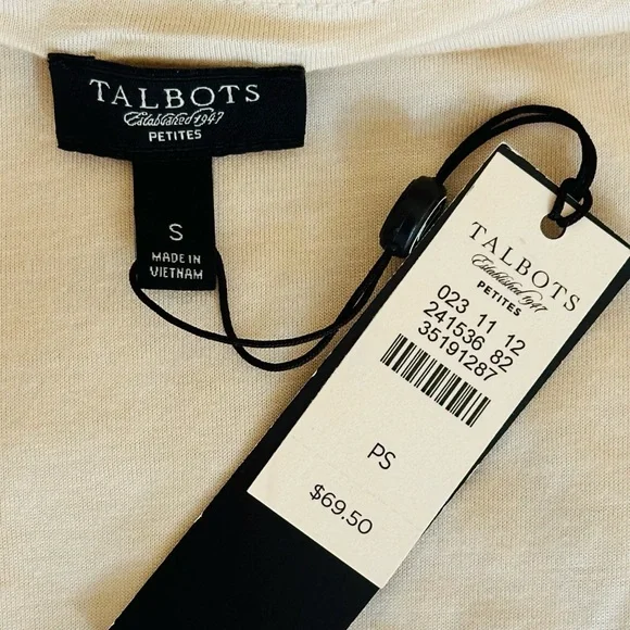 Talbots Petites 3pc Pant Suit Linen Blend Established 1947 6P NWT $380